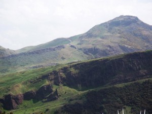 Rohre Berge und Landschaft