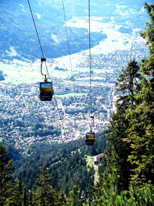 Garmisch-Patenkirchen von Oben